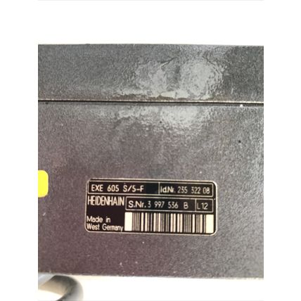 HEIDENHAIN EXE 605 S/5-F, 235-322-08 ENCODER AMPLIFIER INTERPOLATION BOX,FK