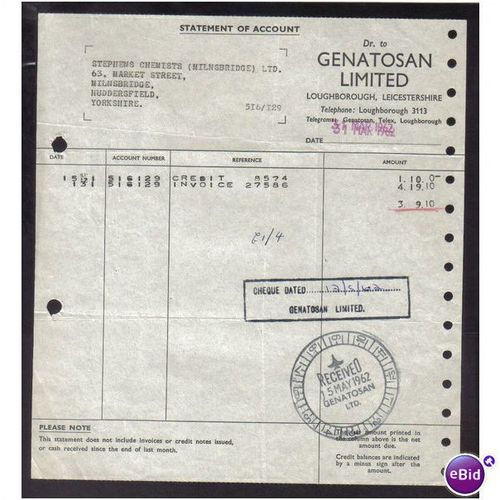 GENATOSAN LTD,LOUGHBOROUGH,LEI CESTERSHIRE,31MAR196 2