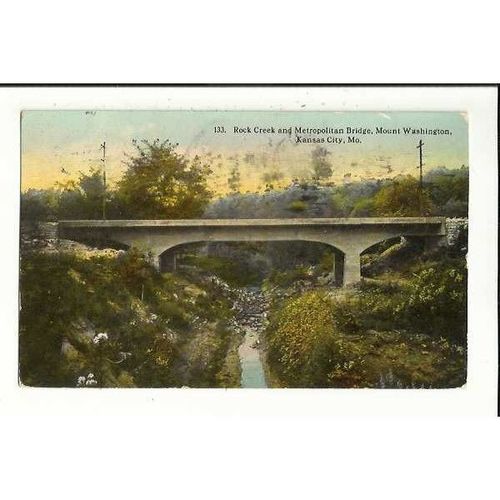 USA Missouri MOUNT WASHINGTON Rock Creek Postcard by Elite (133)