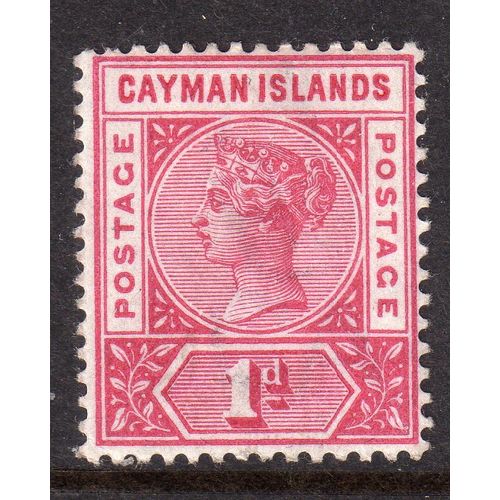 CAYMAN ISLANDS 1900 Sg2 1d Rose-Carmine Fine M /MINT (G166)