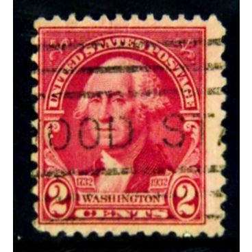 USA 1932 2c RED PRES WASHINGTON SG 707 FINE USED #5