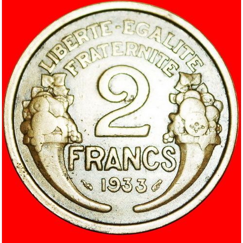 CORNUCOPIAS: FRANCE ★ 2 FRANCS 1933! LOW START ★ NO RESERVE!