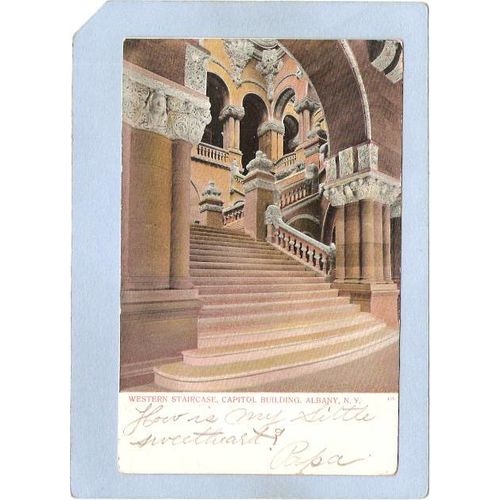 New York Albany Western Staircase Capitol Bldg ny_box2~439