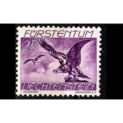 LIECHTENSTEIN [1939] MiNr 0179 ( */mh ) Vögel