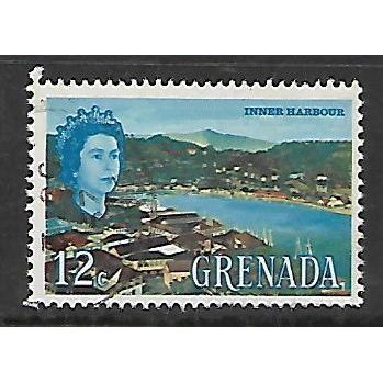 GRENADA 1966 12c INNER HARBOUR SG 238 FINE USED