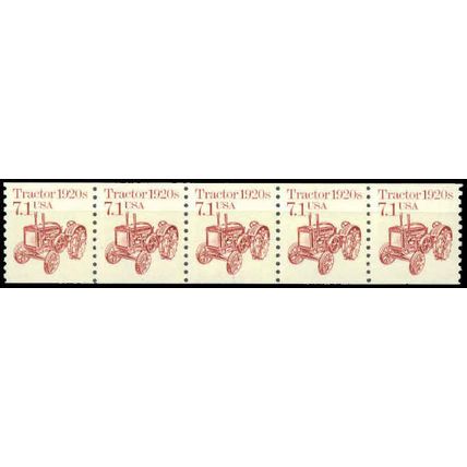 2127 7.1c Tractor Fine MNH Dry Gum PNC 1/5 P0069