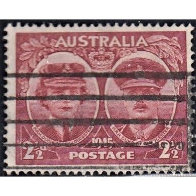 AUSTRALIA, 1945 2.5d Royal Visit, SG 209 (Scott #197), used