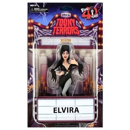 NECA Toony Terrors: Elvira (2021) *Mistress Of The Dark / 6" Posable Figure*