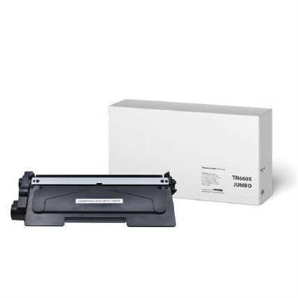 Compatible with Brother TN-660 Black Compatible Jumbo Toner Cartridge - Extra Hi