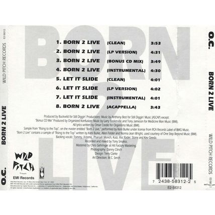 O.C. - Born 2 Live (CD, Maxi) (Mint (M)) - 3613704732