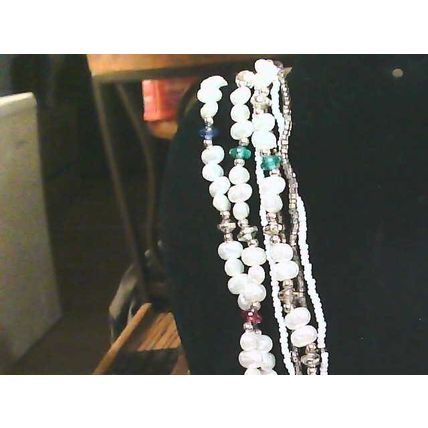 Vintage 7 strand beaded necklace