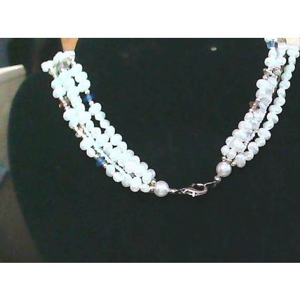 Vintage 7 strand beaded necklace