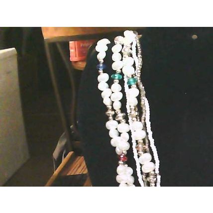 Vintage 7 strand beaded necklace