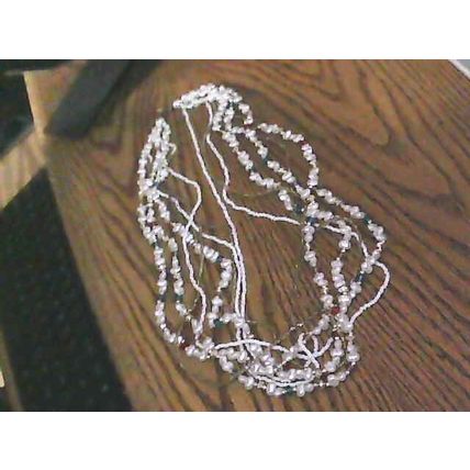 Vintage 7 strand beaded necklace