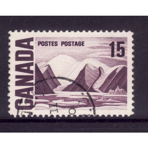 CANADA 1967 SG 586 15c DULL PURPLE BYLOT ISLAND FINE USED #2