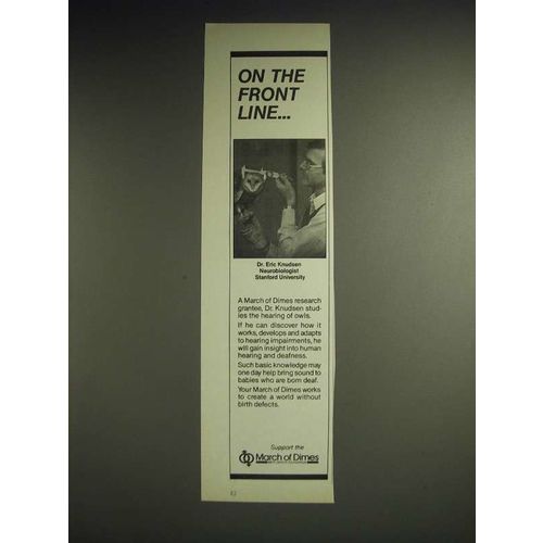 1985 March of Dimes Ad - On the Front Line