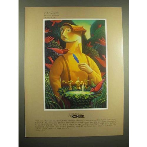 1995 Kohler Faucet Ad - The Bold Look of Kohler