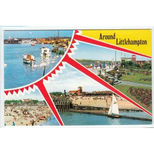 Multiview Around Littlehampton West Sussex Postcard 3893