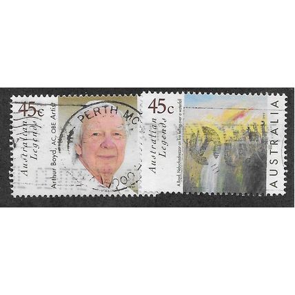 AUS 1999 (SET) 'AUSTRALIAN LEGENDS' (2v) FINE USED (EBID68-169)