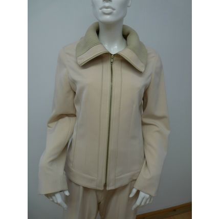 CHIANTI WOMENS OATMEAL 2 PIECE TROUSER SUIT UK 12 BNWT FREE UK P&P