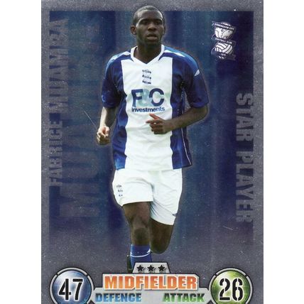 Match Attax 2007/2008 Fabrice Muamba Birmingham City