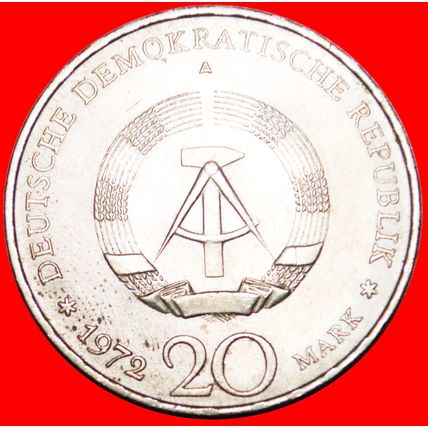 PIECK (1878-1960): GERMANY ★ 20 MARK 1972 UNC MINT LUSTER! LOW START★NO RESERVE!