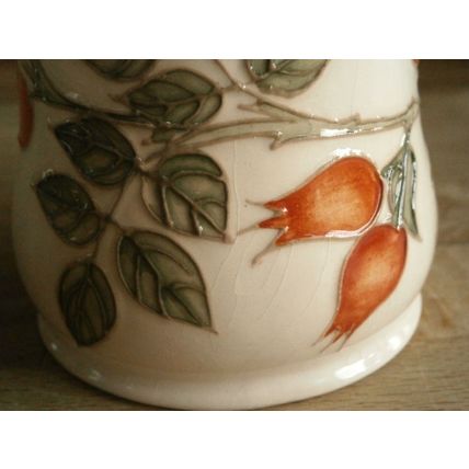 Moorcroft Tube Lined Rose Hip Mug A/F