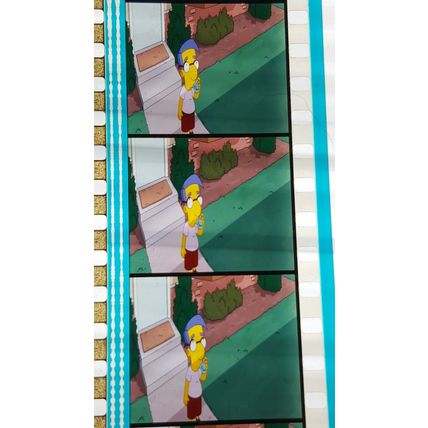 Simpsons Movie. Pk FE FE - 027A. 1 STRIP OF 5 - 35MM FILM CELLS