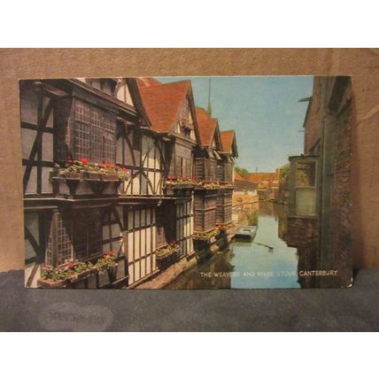 THE WEAVERS, CANTERBURY, KENT . used postcard by J. Salmon 1983 pm =