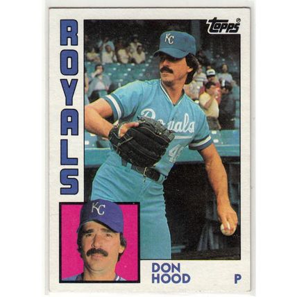 1984 Topps baseball card 743 Don Hood