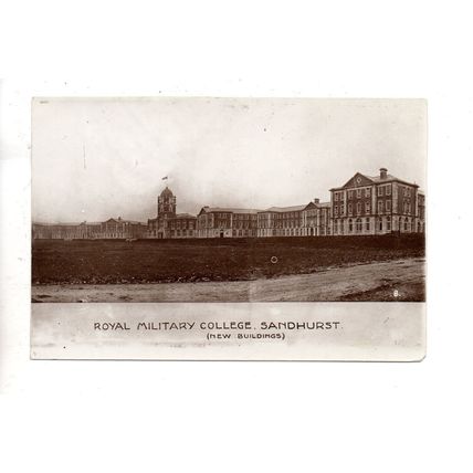REAL PHOTOGRAPHIC POSTCARD OF ROYAL MILITARY COLLEGE SANDHURST BERKSHIRE (4038)
