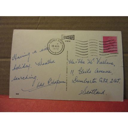 multiview, CLIFTONVILLE, MARGATE, KENT used postcard 1972 postmark =