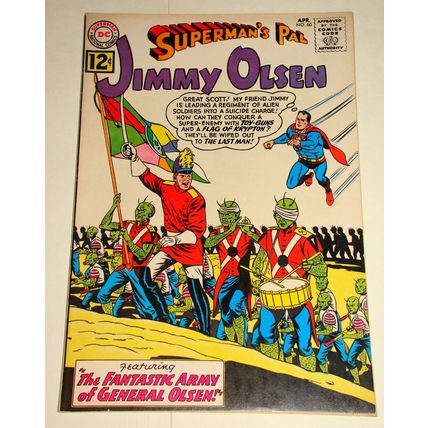 Superman's Pal Jimmy Olsen 60 April 1962, DC Comics, Curt Swan, Al Plastino art