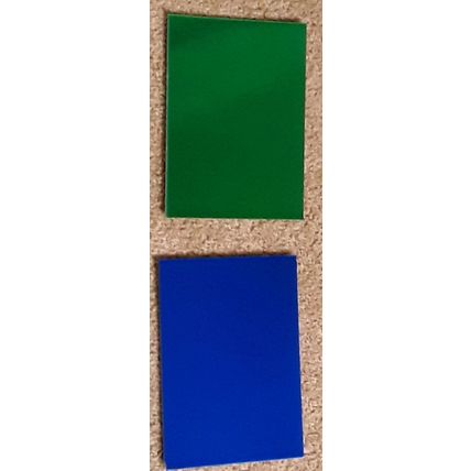 New. Pack of 12 multi mirror card A6. Gold, silver, blue, green, red, purple