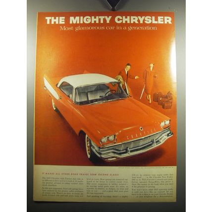 1957 Chrysler Windsor 2-Door Hardtop Ad - The mighty Chrysler