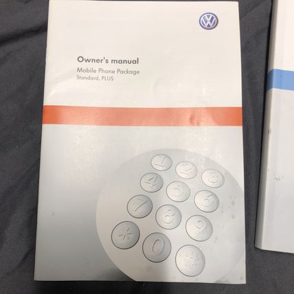 VW VOLKSWAGEN CC OWNERS MANUAL WITH CASE AND LITERATURE OEM