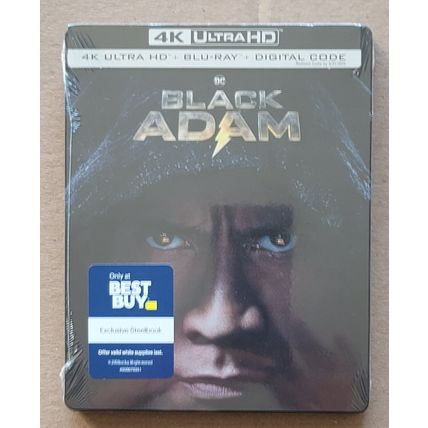 Black Adam Best Buy Limited Edition Collectible Steelbook 4K Ultra HD Movie