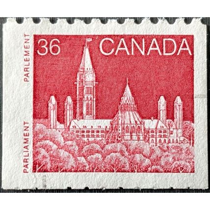 Stamp Canada SG1159 1987 36c Parliament Building Coil Stamp Used