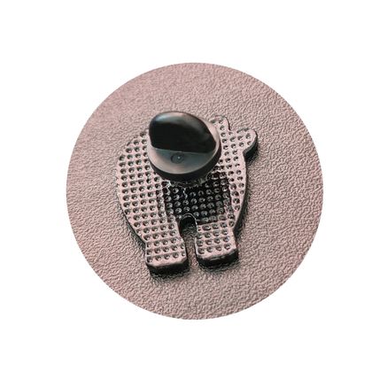 Tooth Enamel Pin Badge Cartoon Style Lapel Bow 2 cm X 2.3 cm Comic Fun BA101