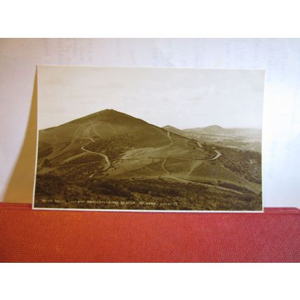 SUGAR LOAF & BEACON, MALVERN unused antique postcard by Judges 19028 =