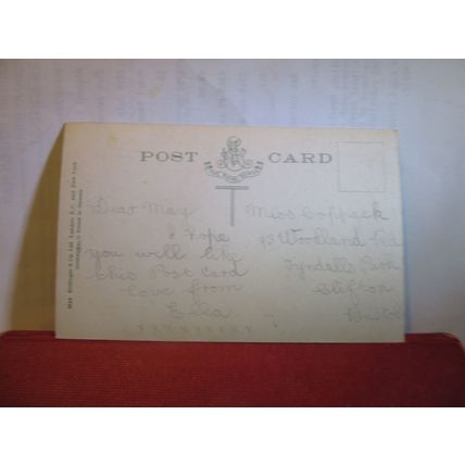 LIGHT OF THE WORLD by Holman-Hunt used vintage postcard =