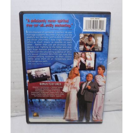The War of the Roses DVD Special Edition Michael Douglas Kathleen Turner 2001