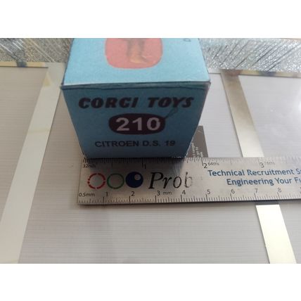 Corgi 210 Citroen D.S. 19 Reproduction /Replica Box