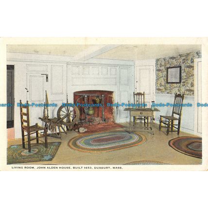 R054034 Living Room. John Alden House. Duxbury Mass