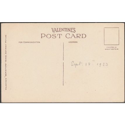 Glastonbury Abbey, North East, Somerset, c.1930 - Valentine's Postcard
