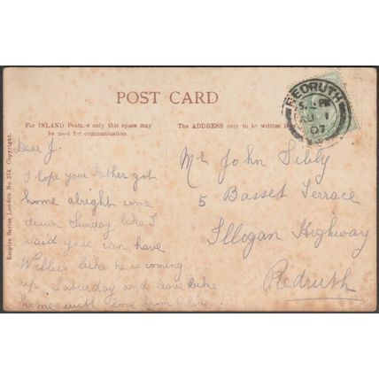 Claremont Park North, Blackpool, Lancashire, 1907 - Empire Series Postcard