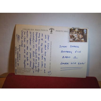 BRITANNIA AIRWAYS .. BOEING 767 aeroplane used postcard =