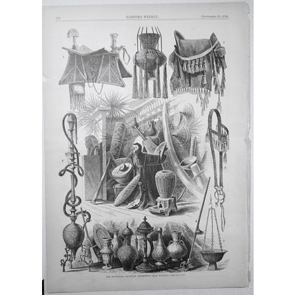 The Centennial - Egyptian Department. Harper's Weekly, September 23, 1876