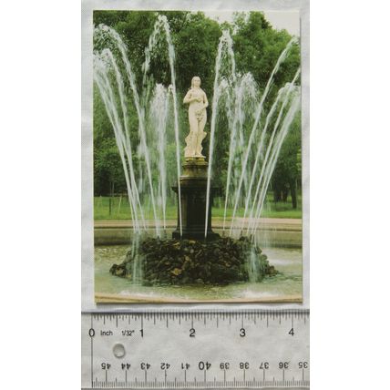 1996 postcard St Petersburgh, Peterhof, The Eve Fountain