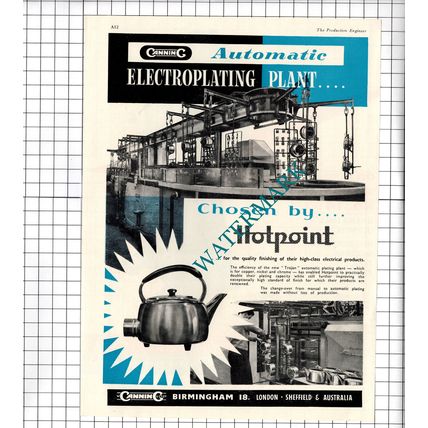 Canning & Co Ltd Birmingham - 1960 Advert